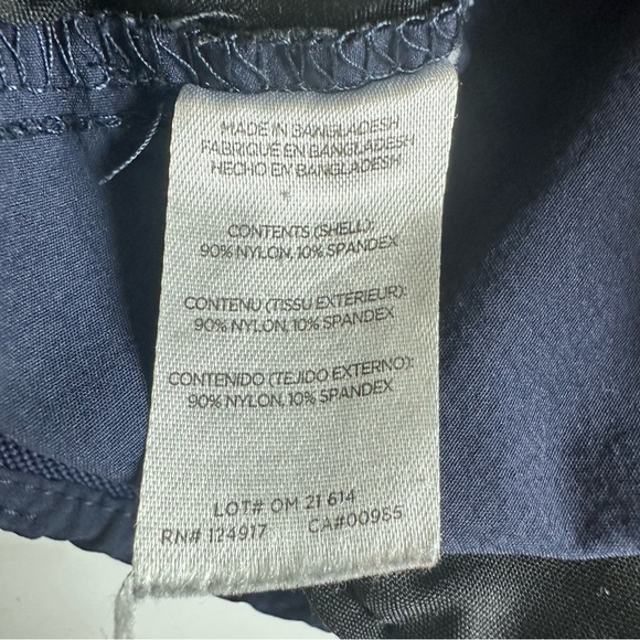 Onia 360 Tech Slim Fit Tapered Stretch Nylon Trousers Joggers Navy Blue Size 30 - Picture 11 of 12